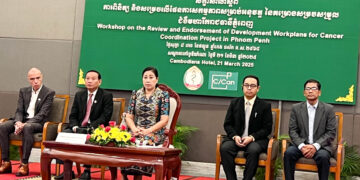 The Review and Endorsement of Development Workplans for Cancer Coordination Project in Phnom Penh
