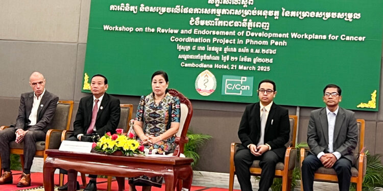 The Review and Endorsement of Development Workplans for Cancer Coordination Project in Phnom Penh