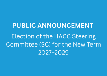 Election of the HACC Steering Committee (SC) for the New Term 2027–2029